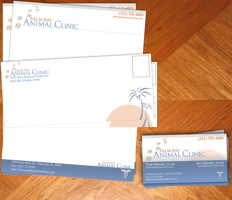 Letterhead, Business Card, and Envelope